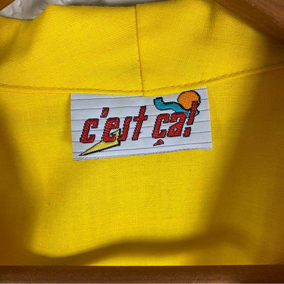 Vintage 90’s Yellow Blazer - Picture 4 of 6